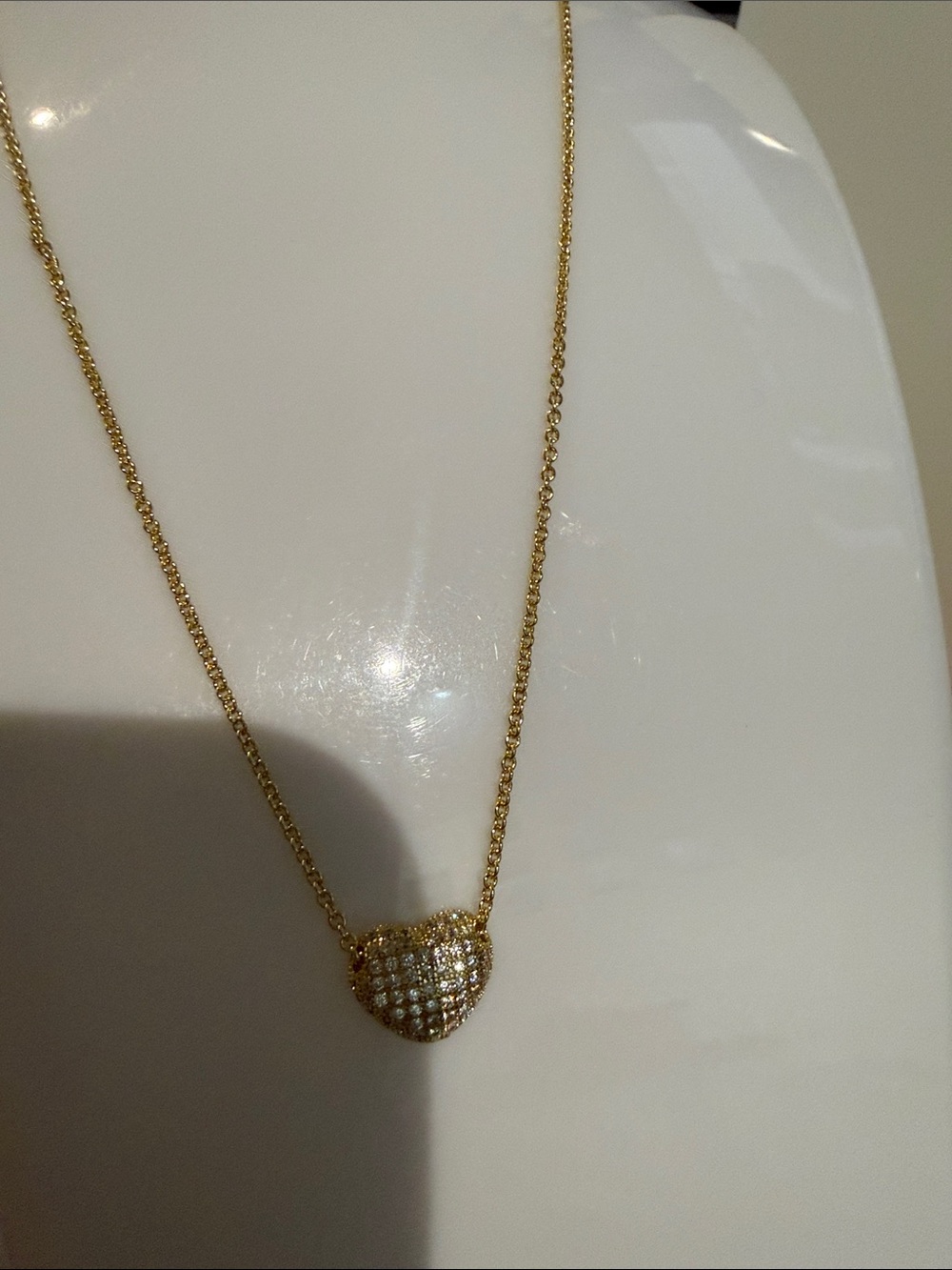 mini heart ivana style necklace
